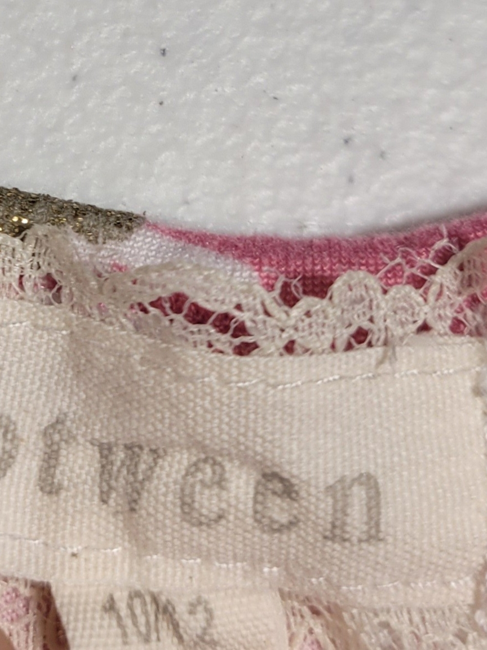 btween Pink Daisy Knot Front Tee with Gold Centers - Picture 2 of 3